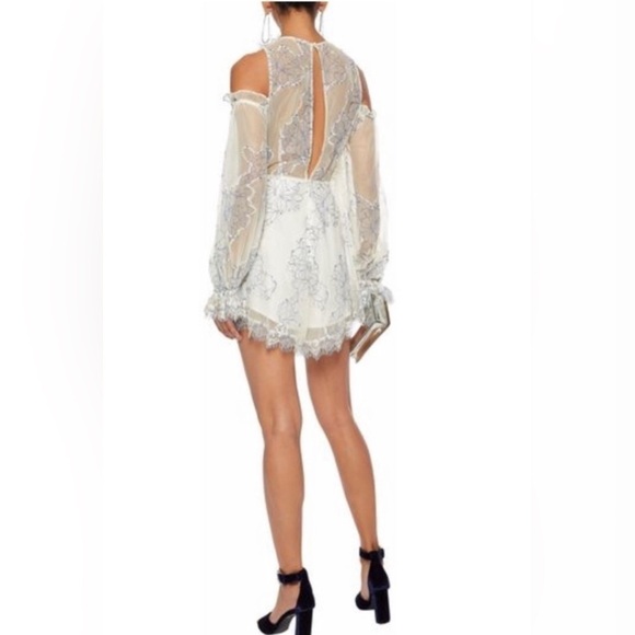 Alice McCall Cold Shoulder Lace Playsuit - Picture 2 of 9
